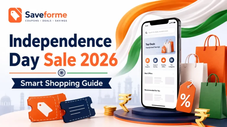 Independence Day Sale 2026 online shopping and savings guide by SaveForMe