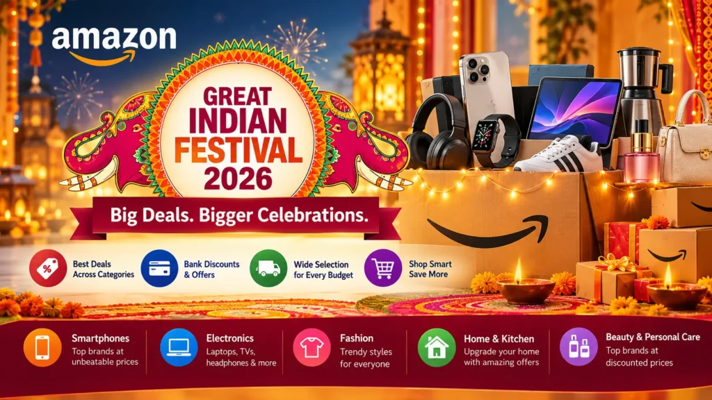 Amazon Great Indian Festival 2026 deals and offers