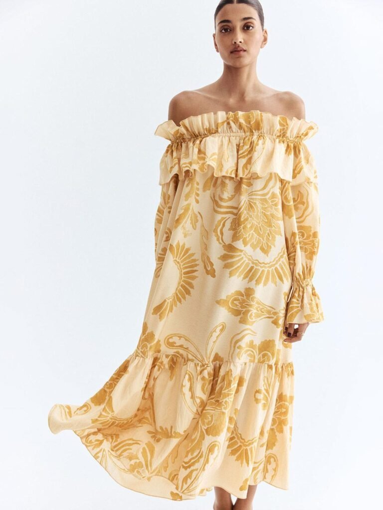 H&M off-the-shoulder dress for women