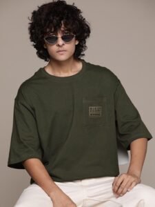 Roadster oversized pure cotton T-shirt for men