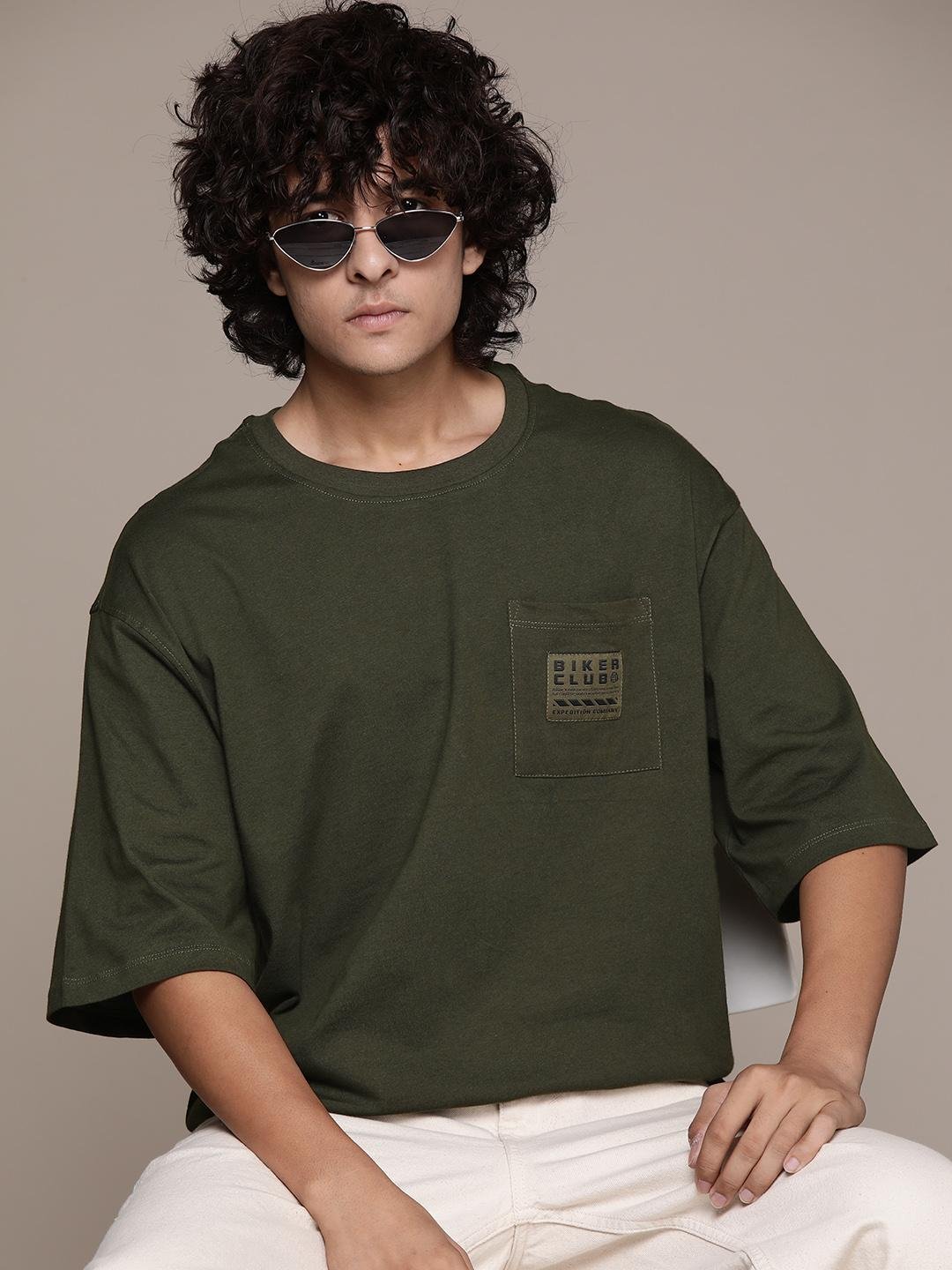 Roadster oversized pure cotton T-shirt for men