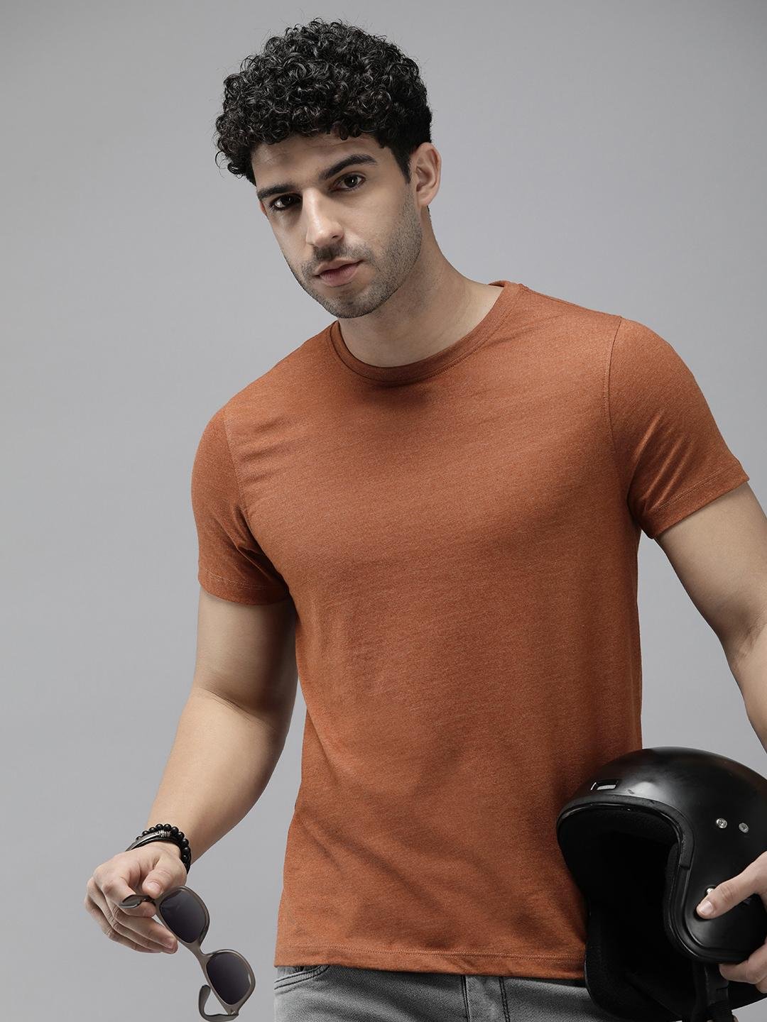 Roadster round-neck casual T-shirt for men